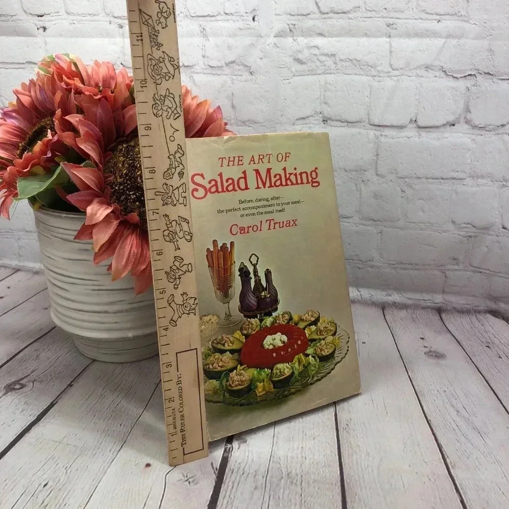 vintage cookbook the art of salad making 1968